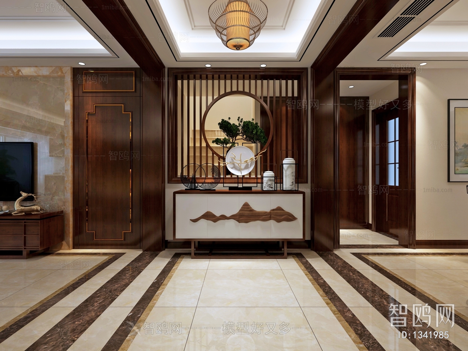 Chinese Style Hallway