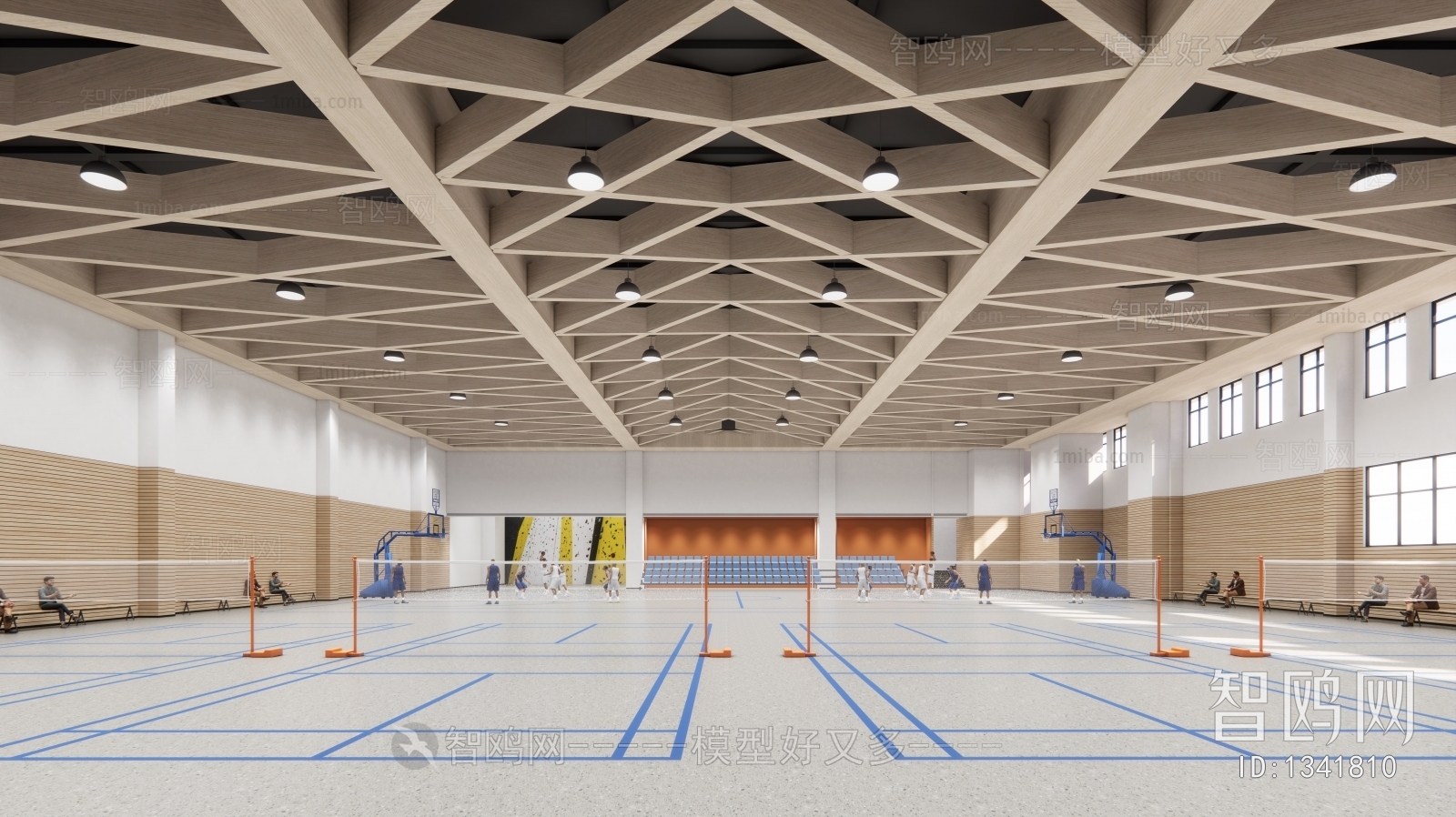 Modern Indoor Stadium