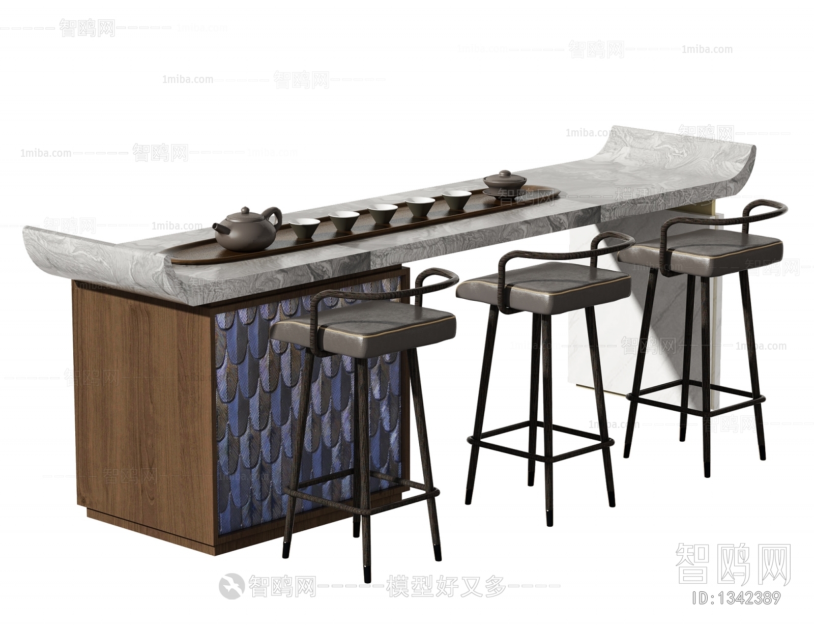 New Chinese Style Counter Bar