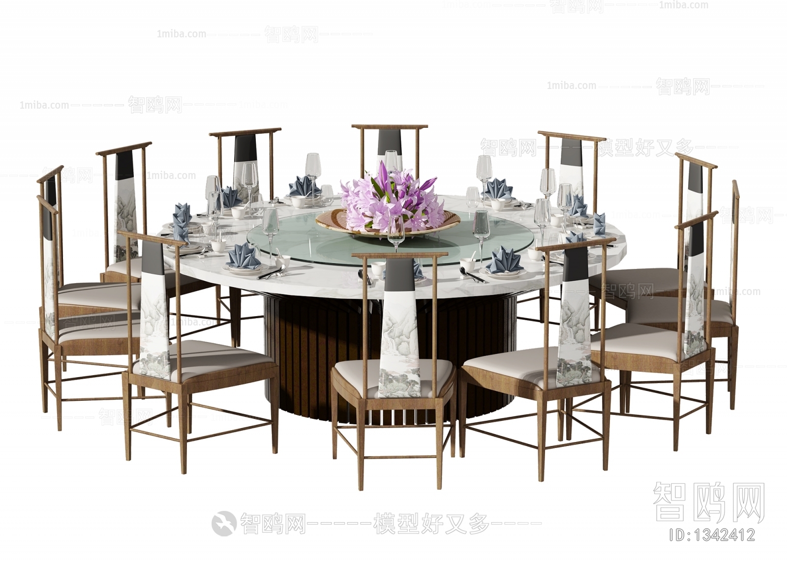 New Chinese Style Dining Table And Chairs