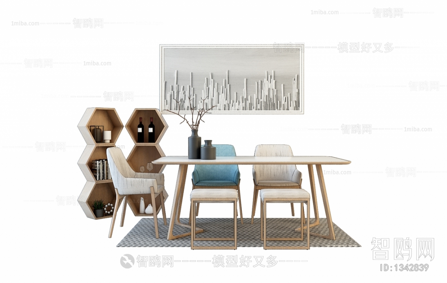 Nordic Style Dining Table And Chairs