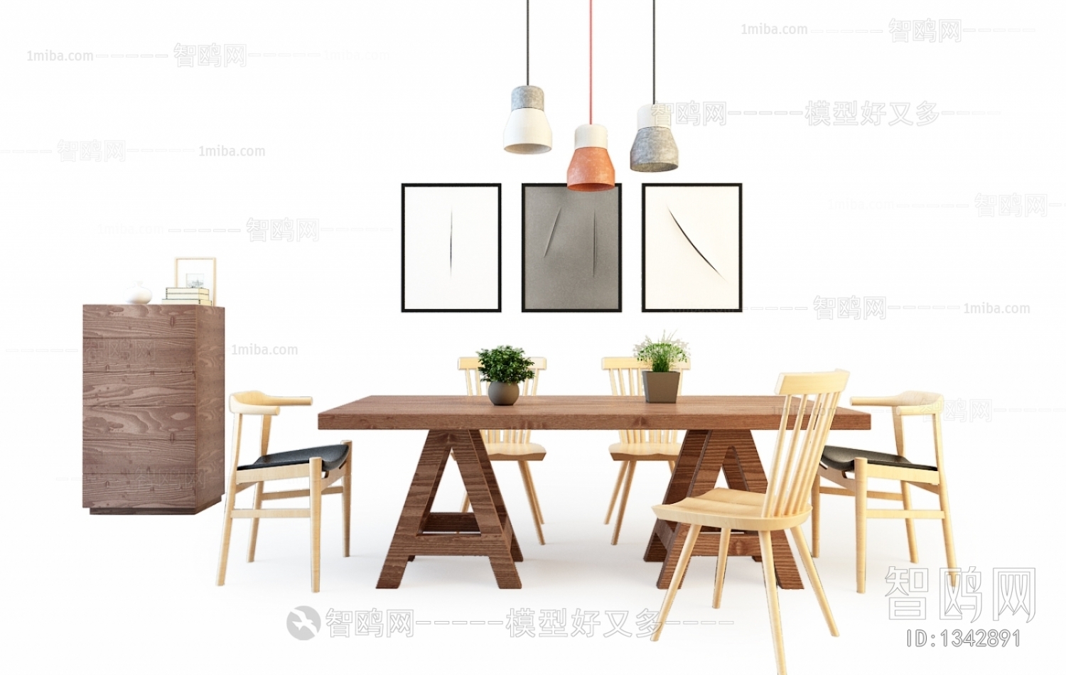 Nordic Style Dining Table And Chairs