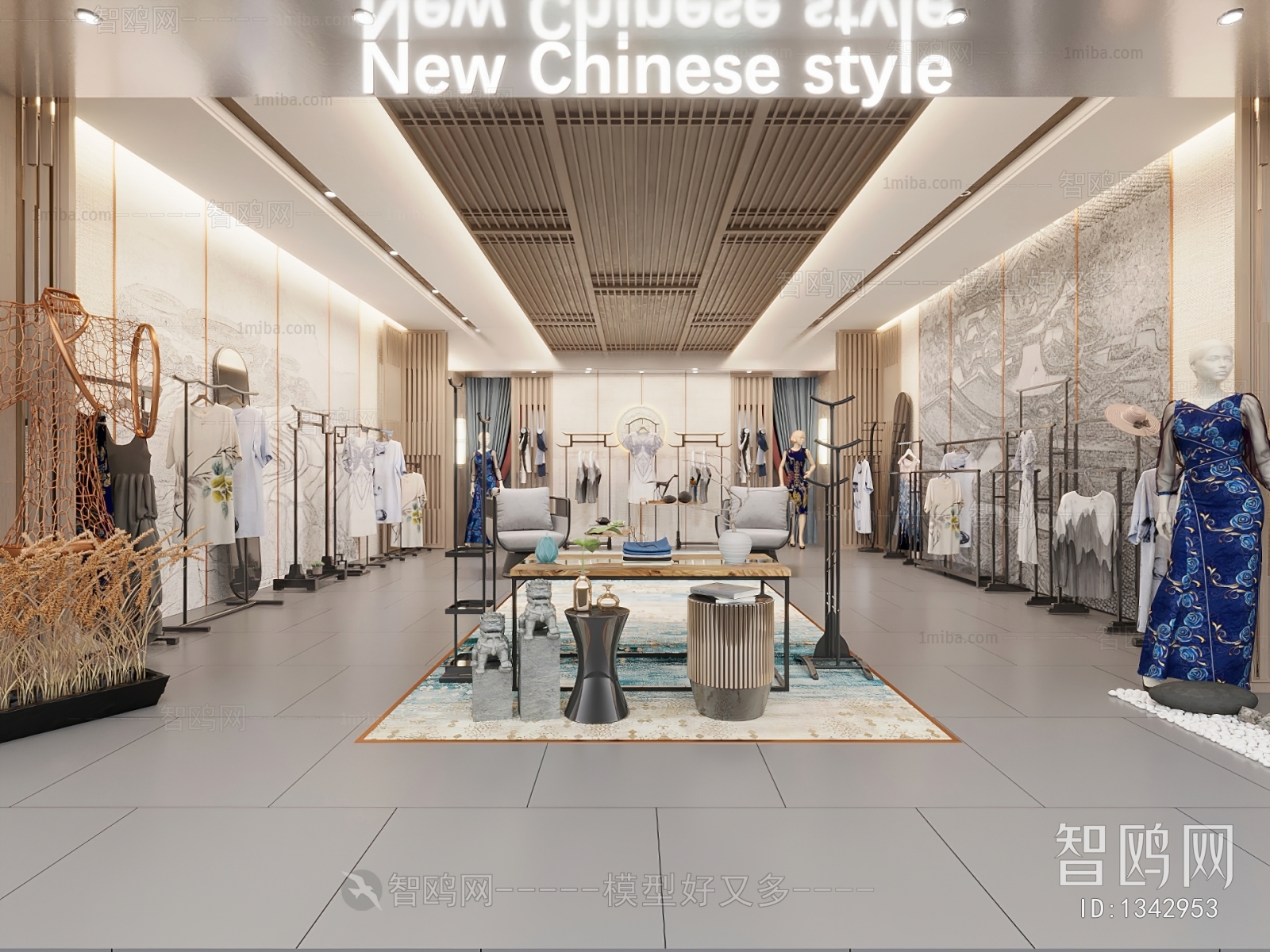 新中式服装店