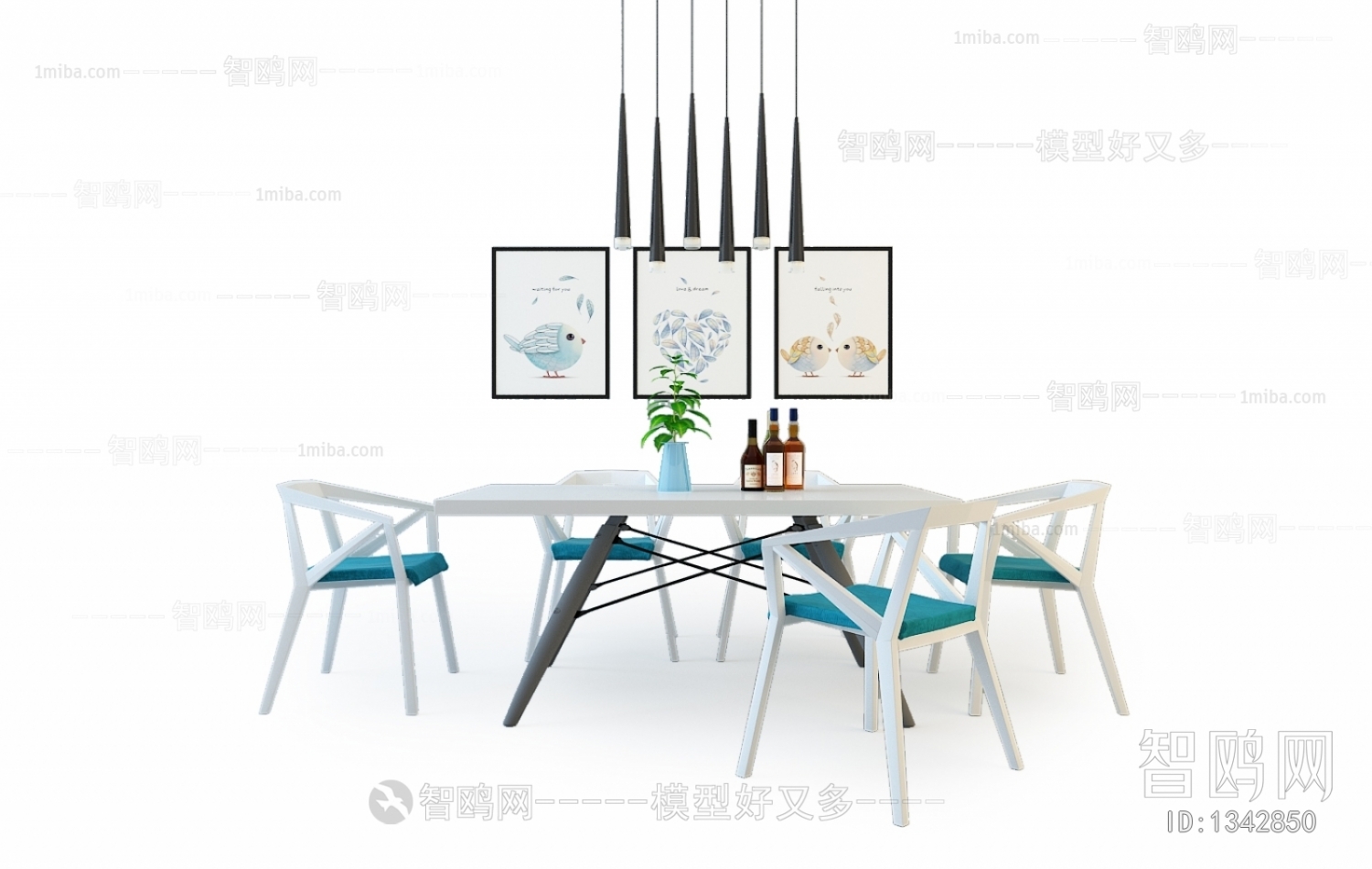 Nordic Style Dining Table And Chairs