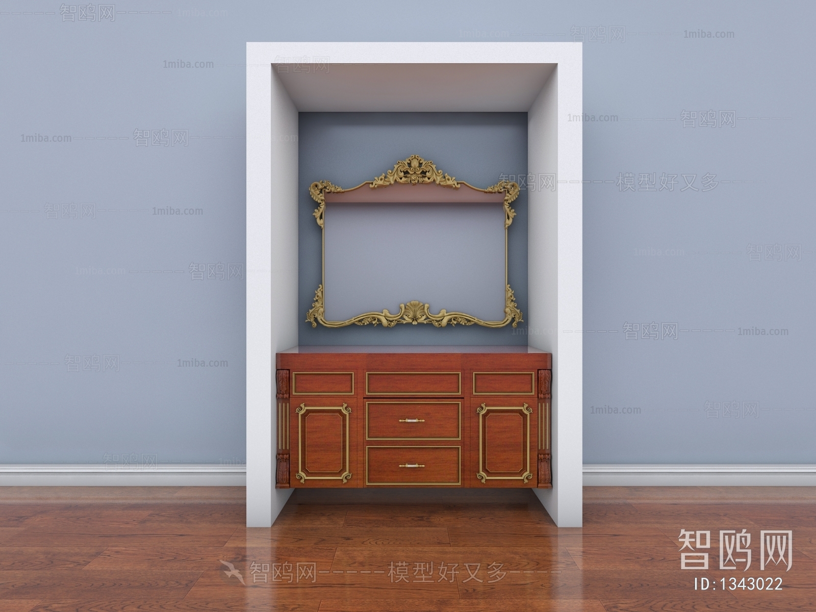 Simple European Style Dresser