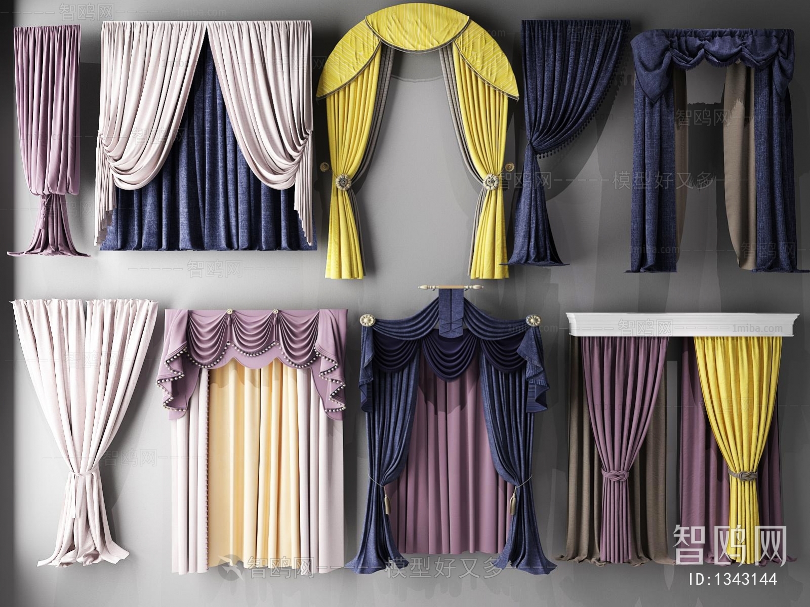 Simple European Style The Curtain