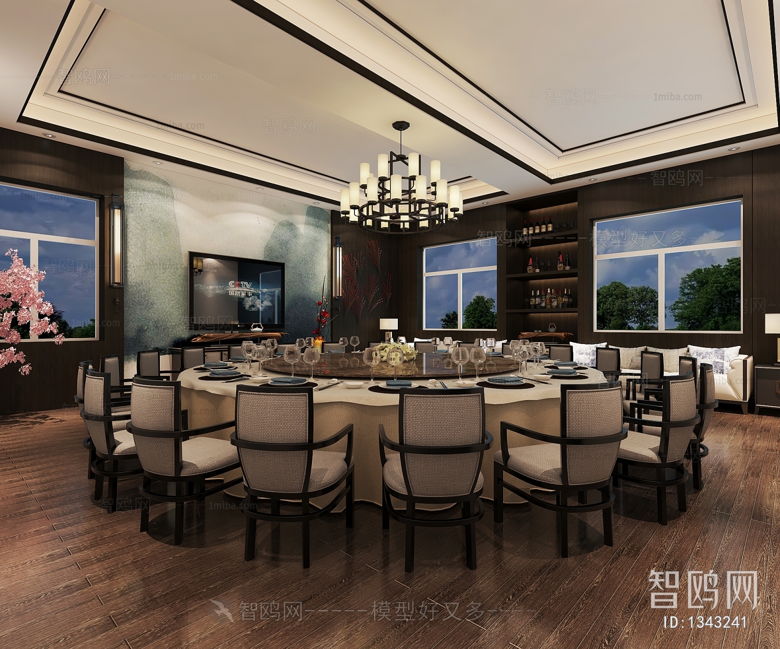 New Chinese Style Catering Space