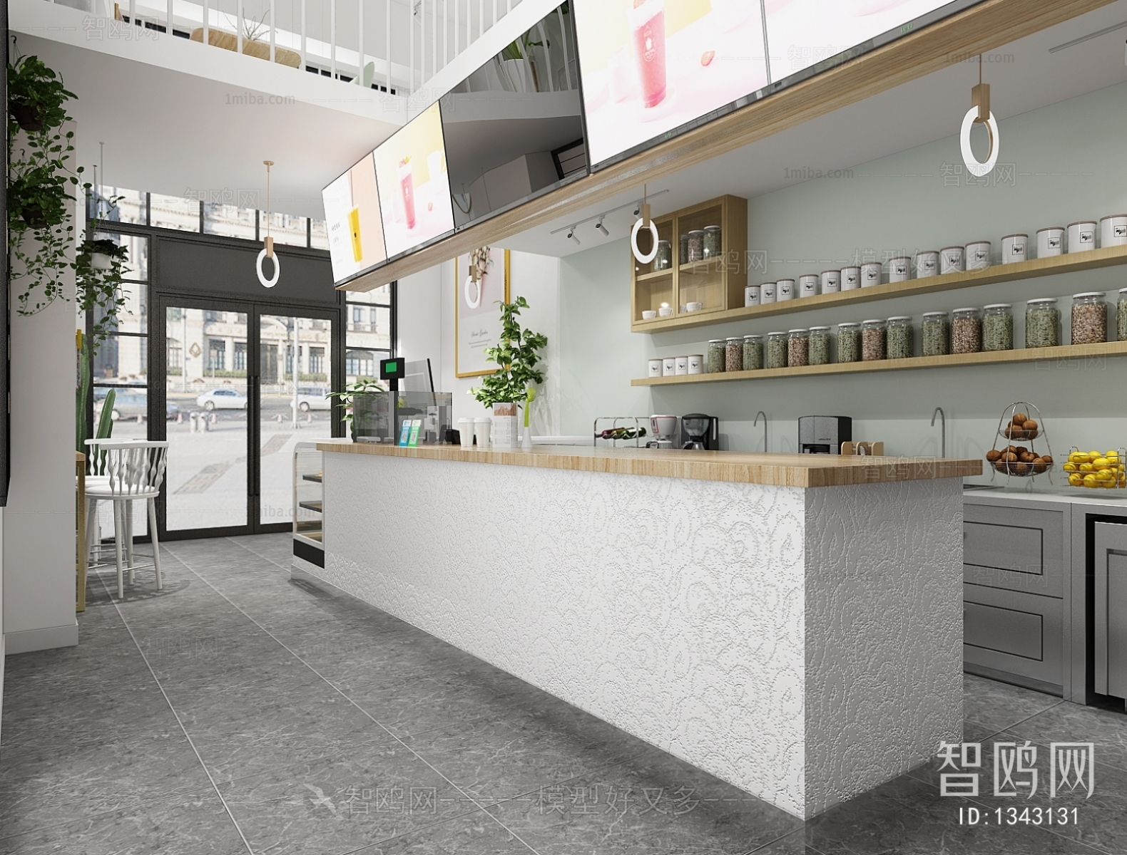 Nordic Style Milk Tea Shop