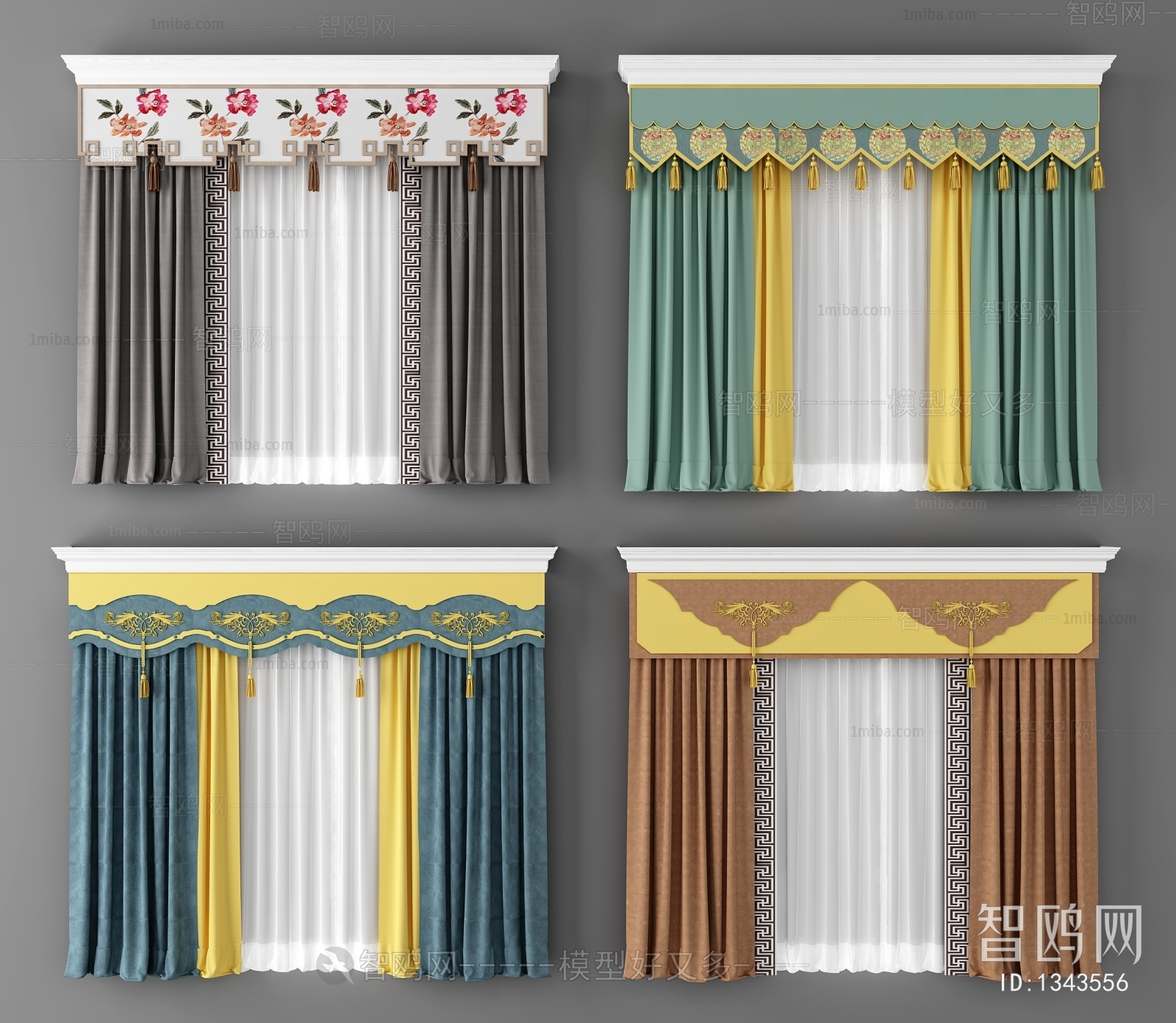 New Chinese Style The Curtain