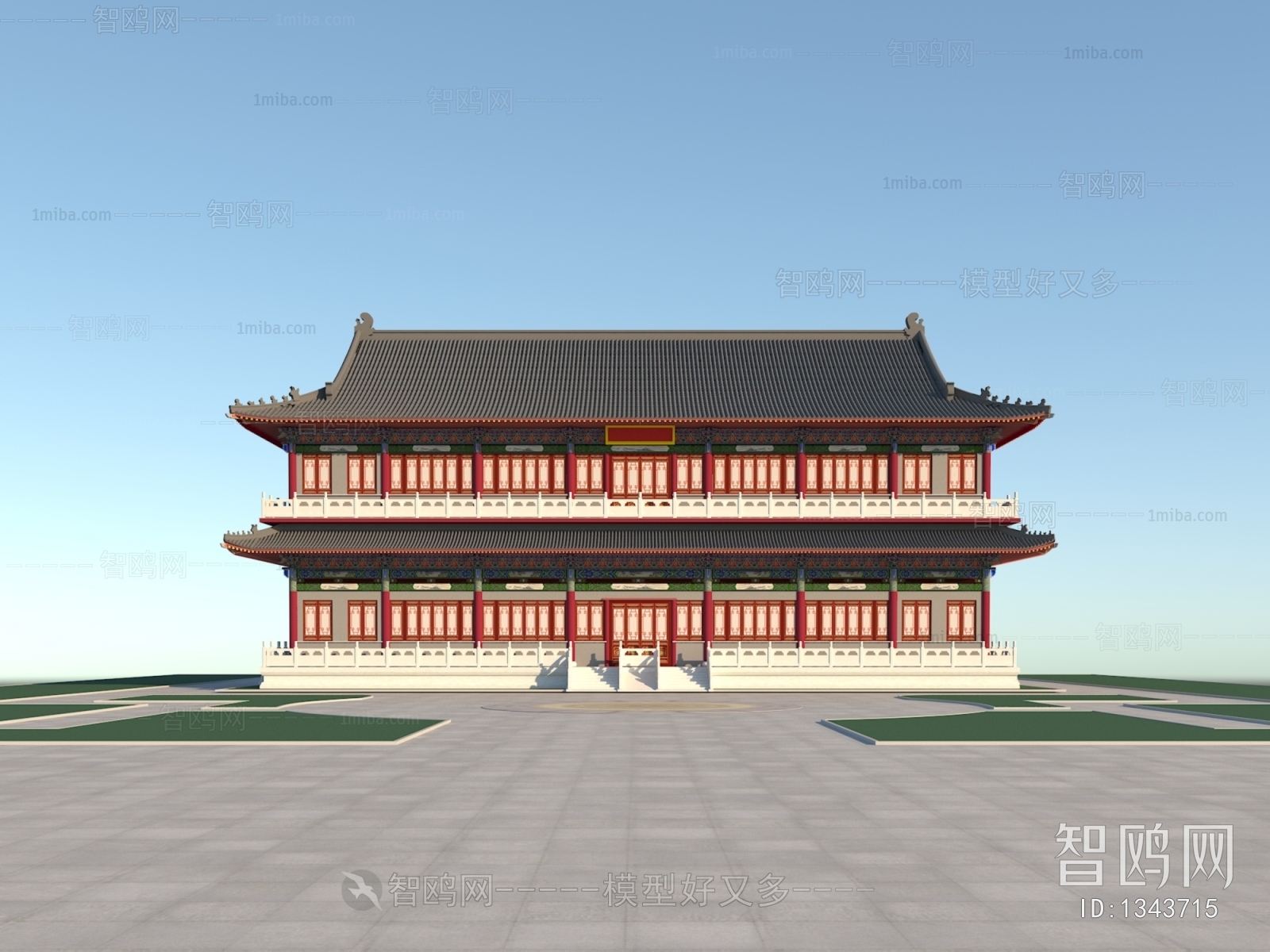 Chinese Style Ancient Architectural Buildings