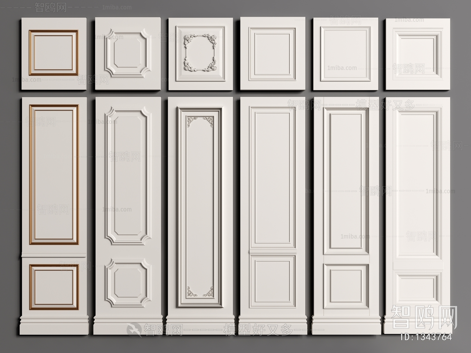 Simple European Style Wall Panel