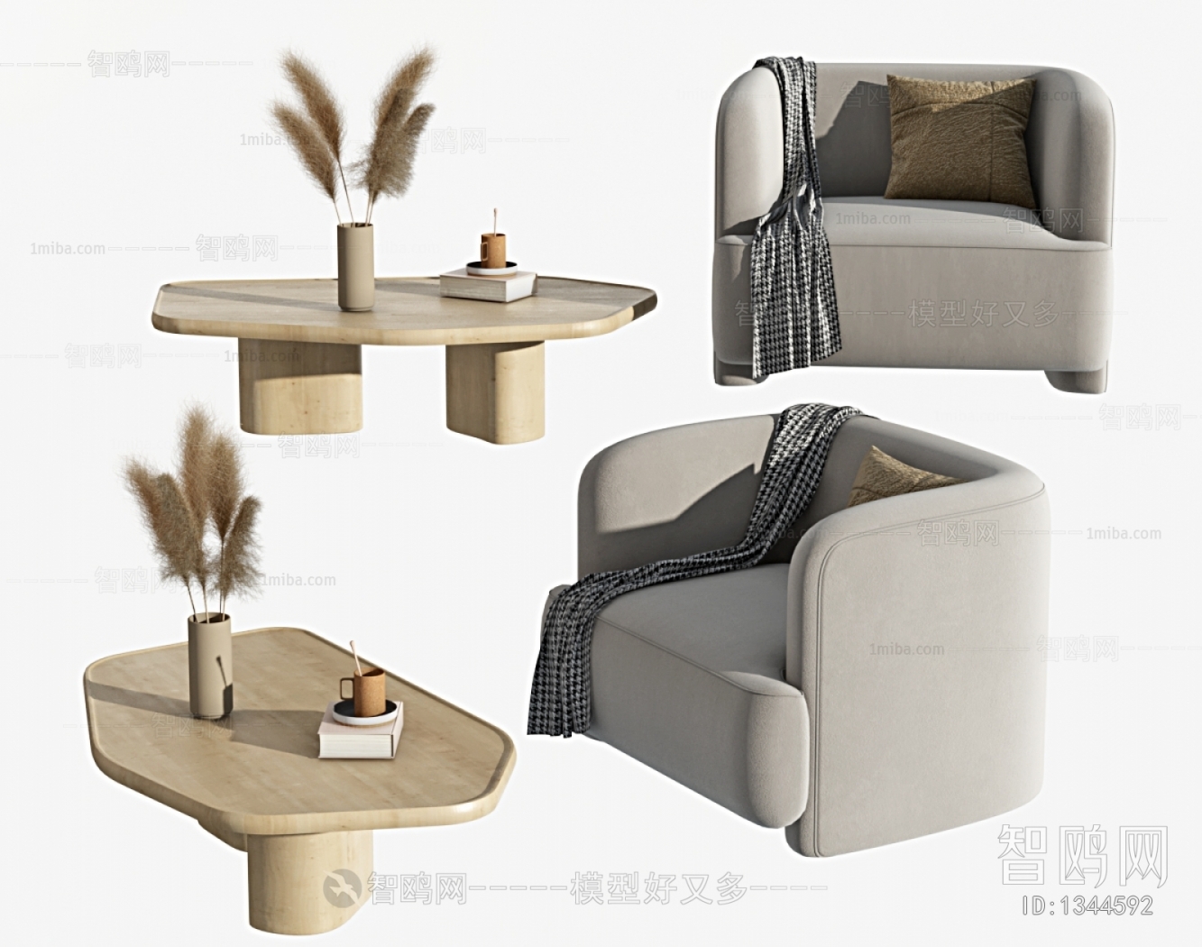 Japanese Style Single Sofa