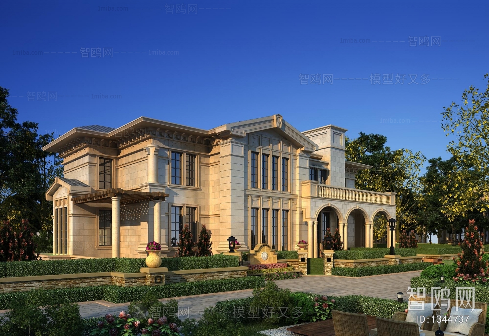 European Style Villa Appearance