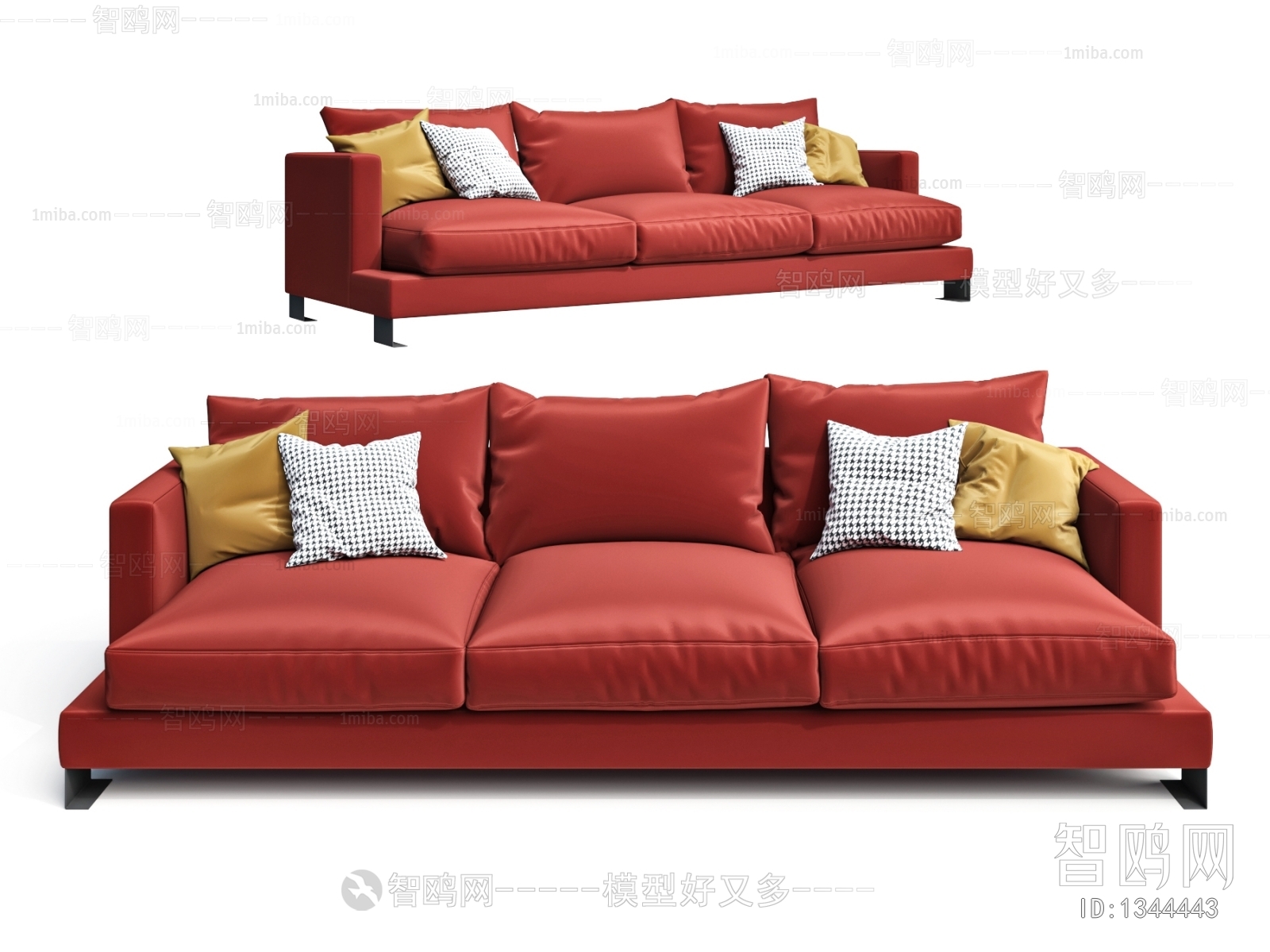 Modern Three-seat Sofa