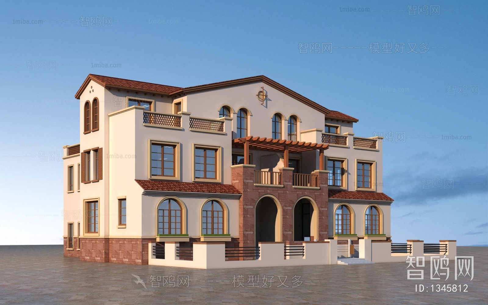 Mediterranean Style Villa Appearance