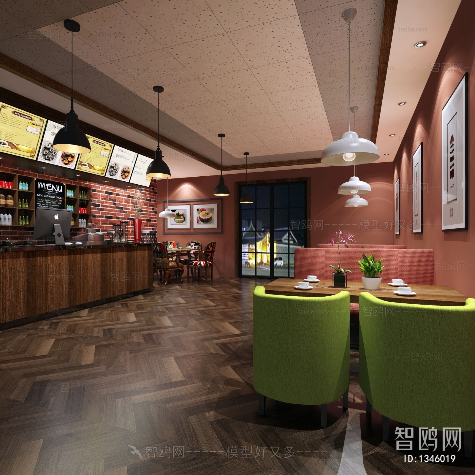 Industrial Style Milk Tea Shop