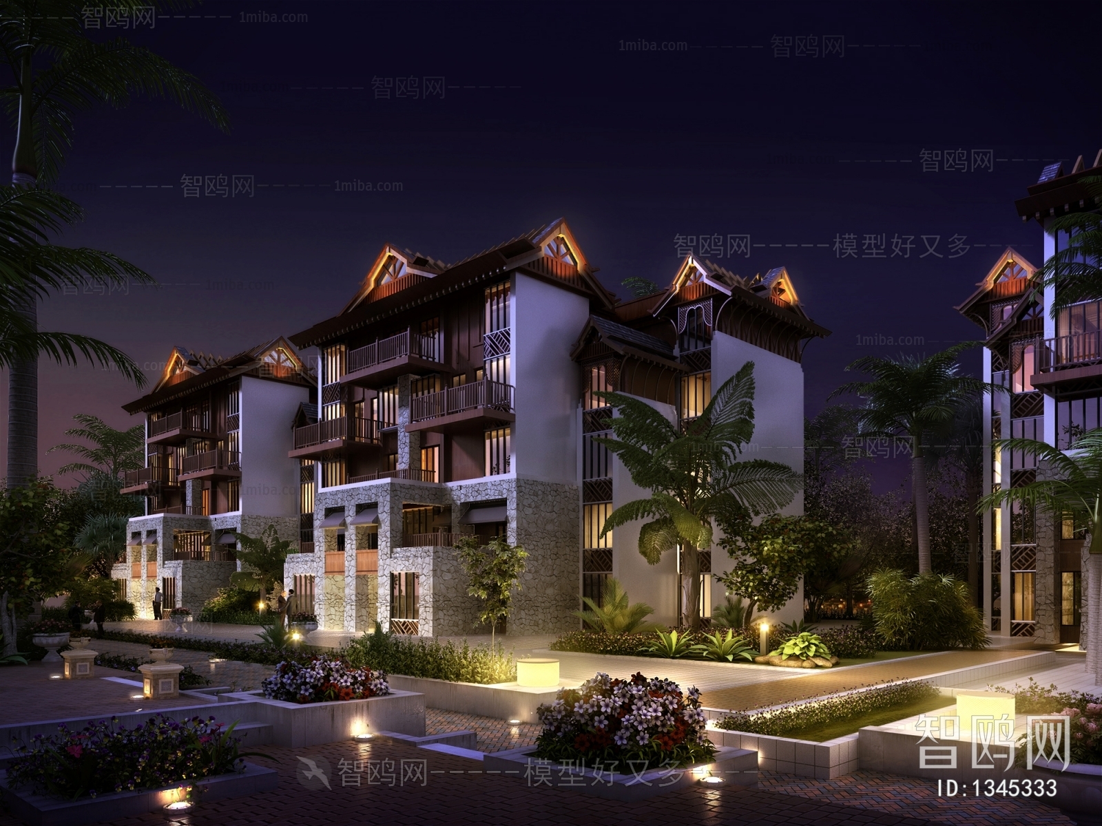 Chinese Style Villa Appearance