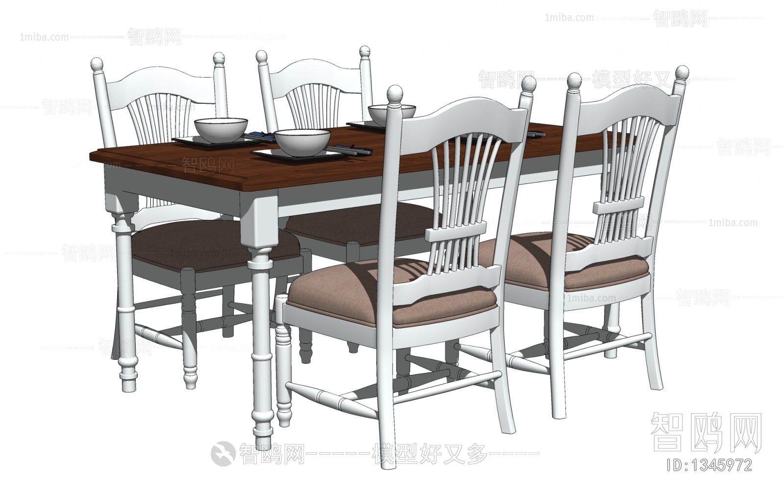 Nordic Style Dining Table And Chairs