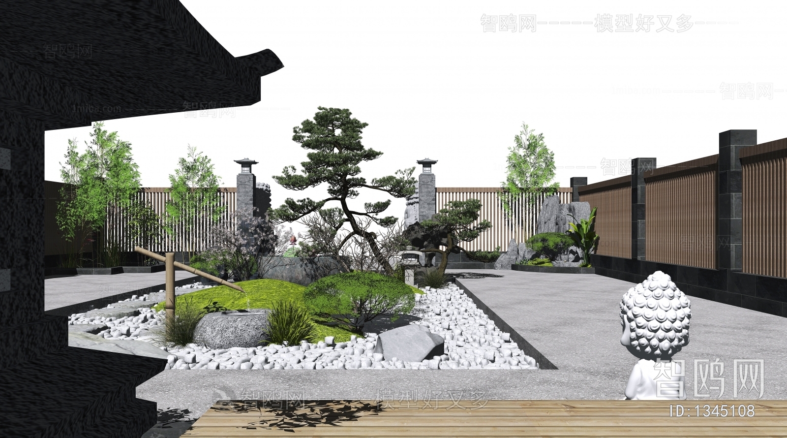 New Chinese Style Courtyard/landscape