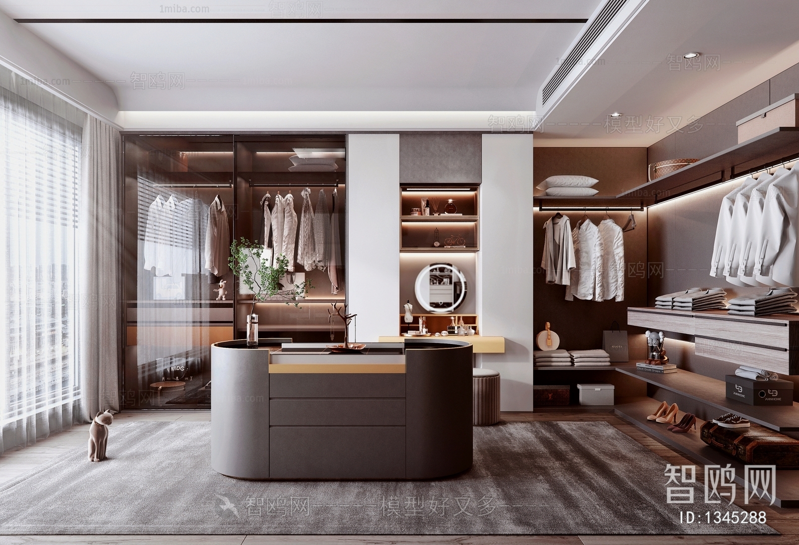 Modern Clothes Storage Area