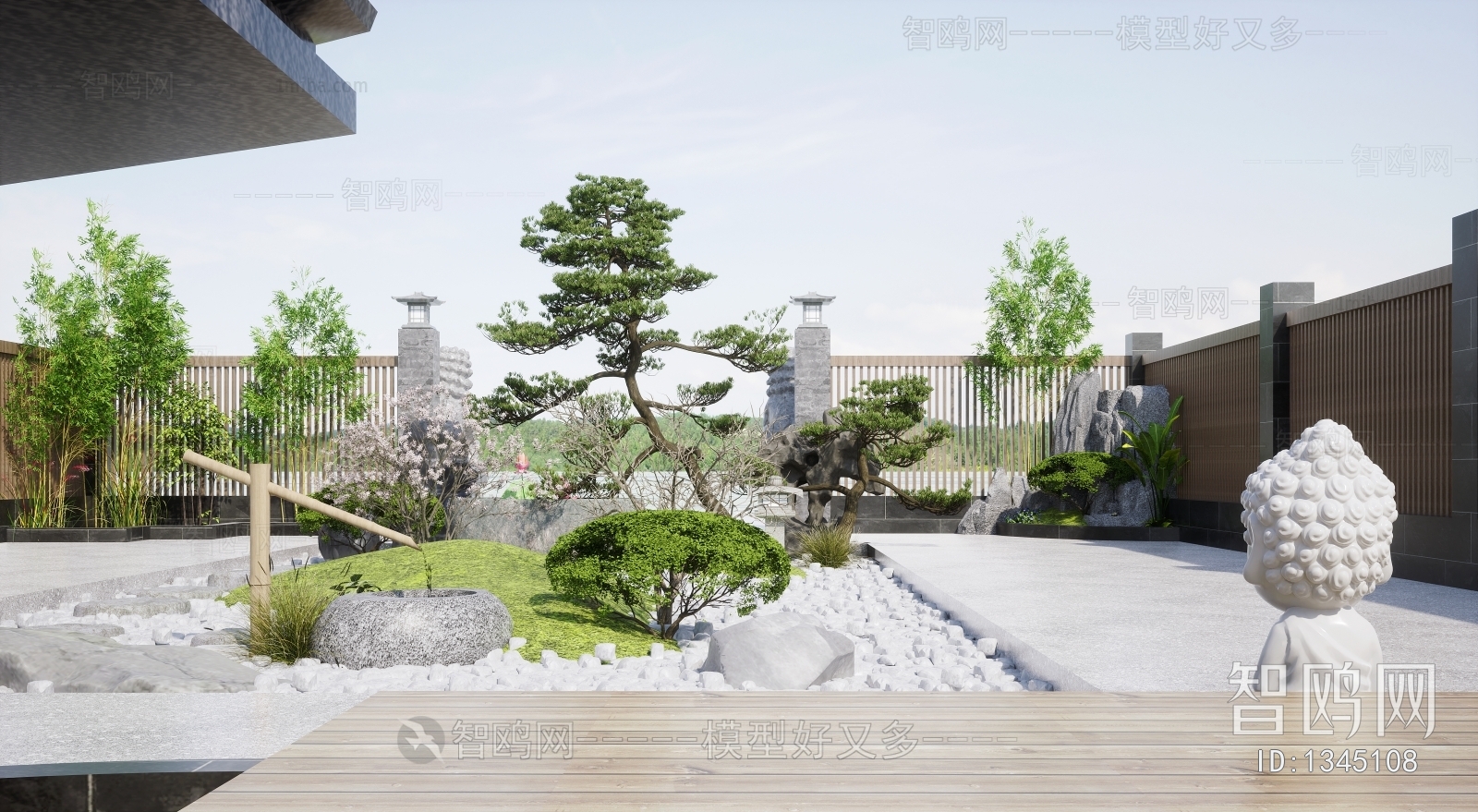 New Chinese Style Courtyard/landscape