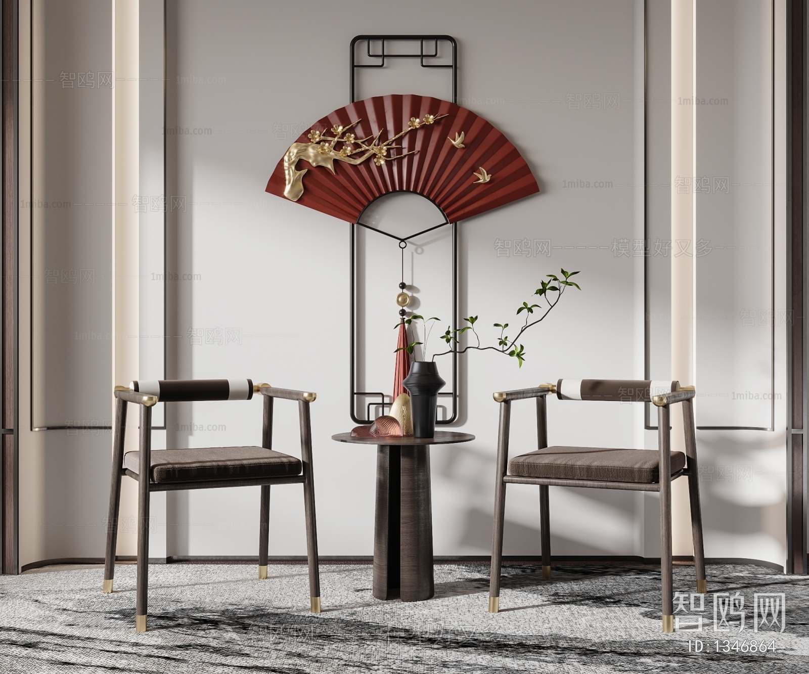 New Chinese Style Single Chair