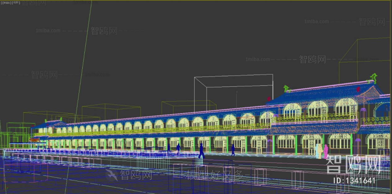 New Chinese Style Ancient Architectural Buildings