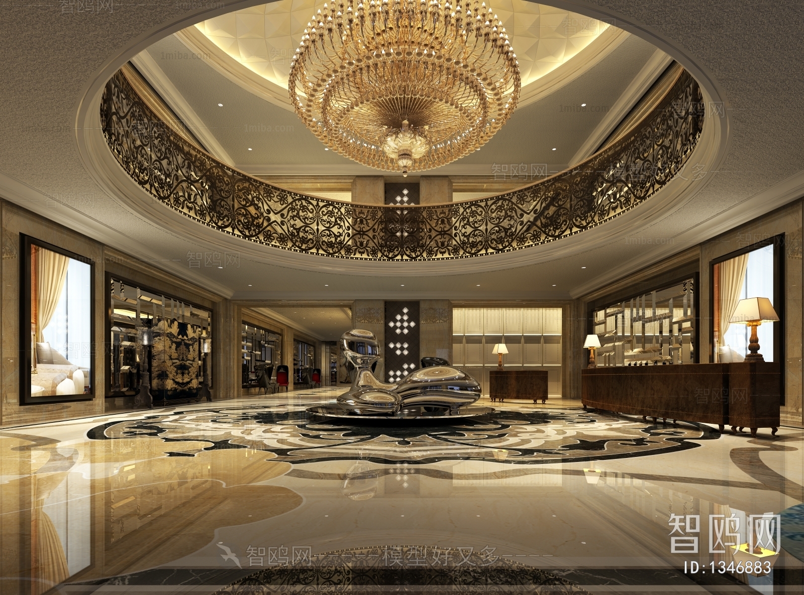 New Classical Style Lobby Hall