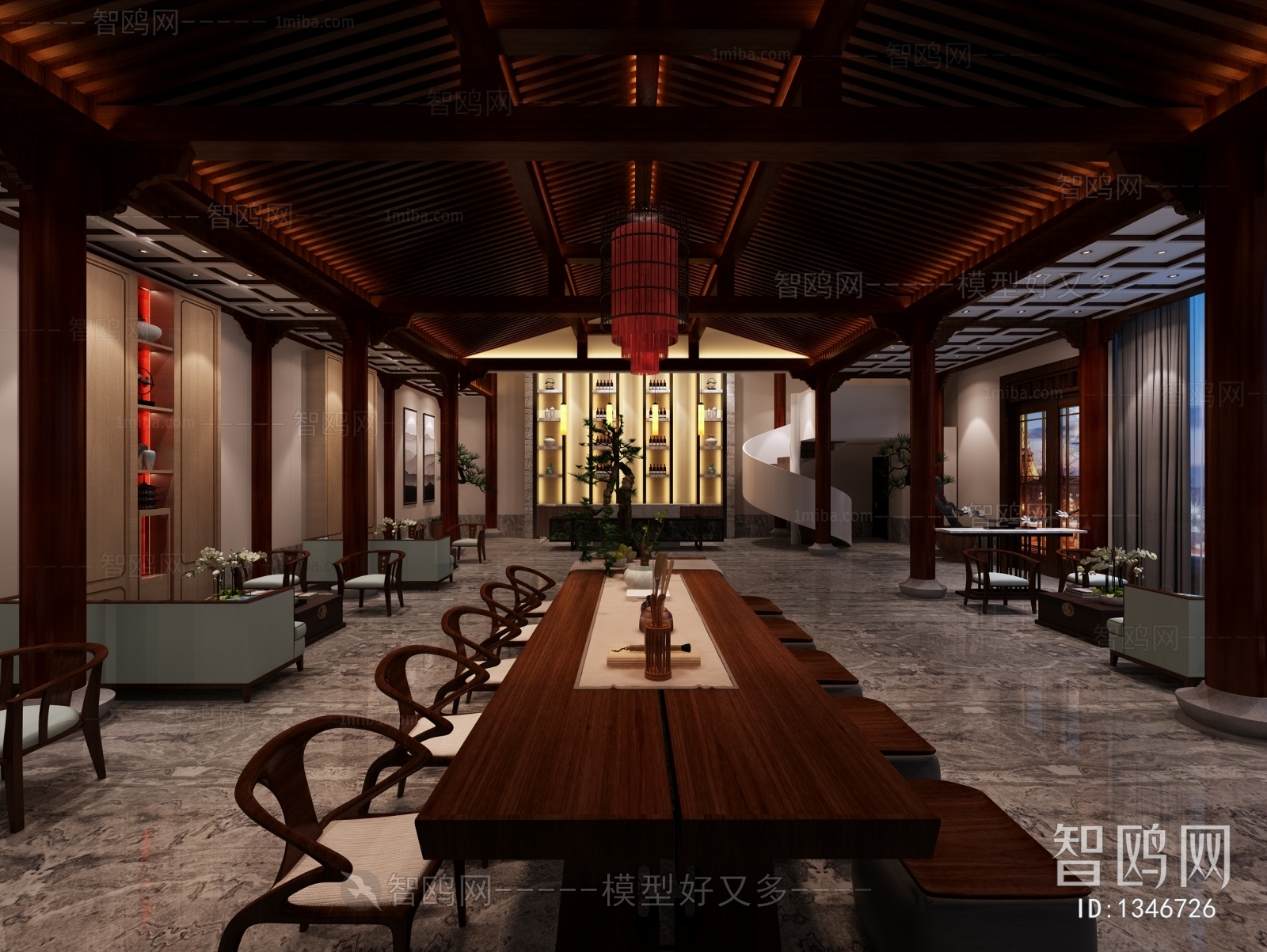 Chinese Style Reception Area