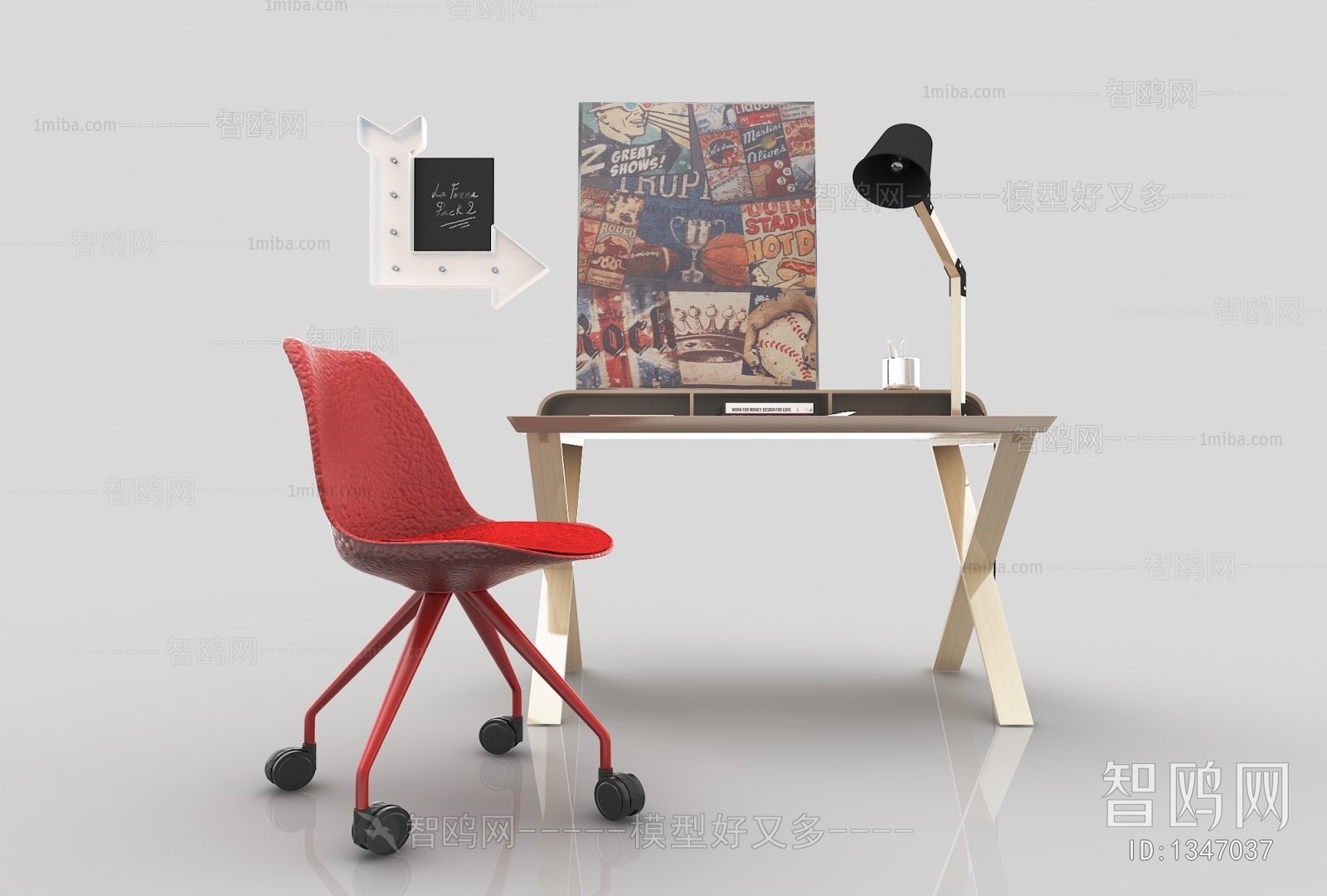 Modern Computer Desk And Chair