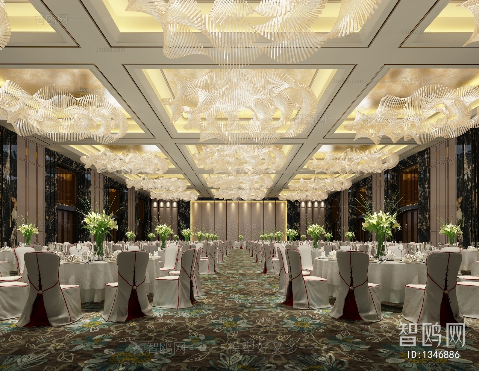 New Classical Style Banquet Hall