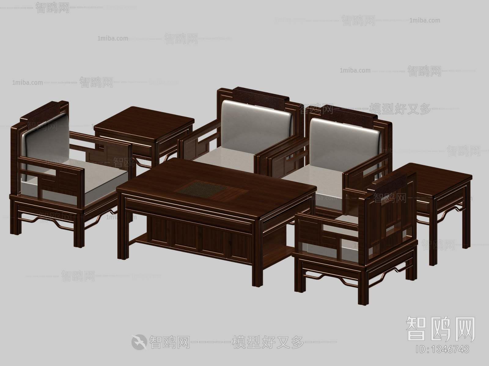 Chinese Style Single Sofa