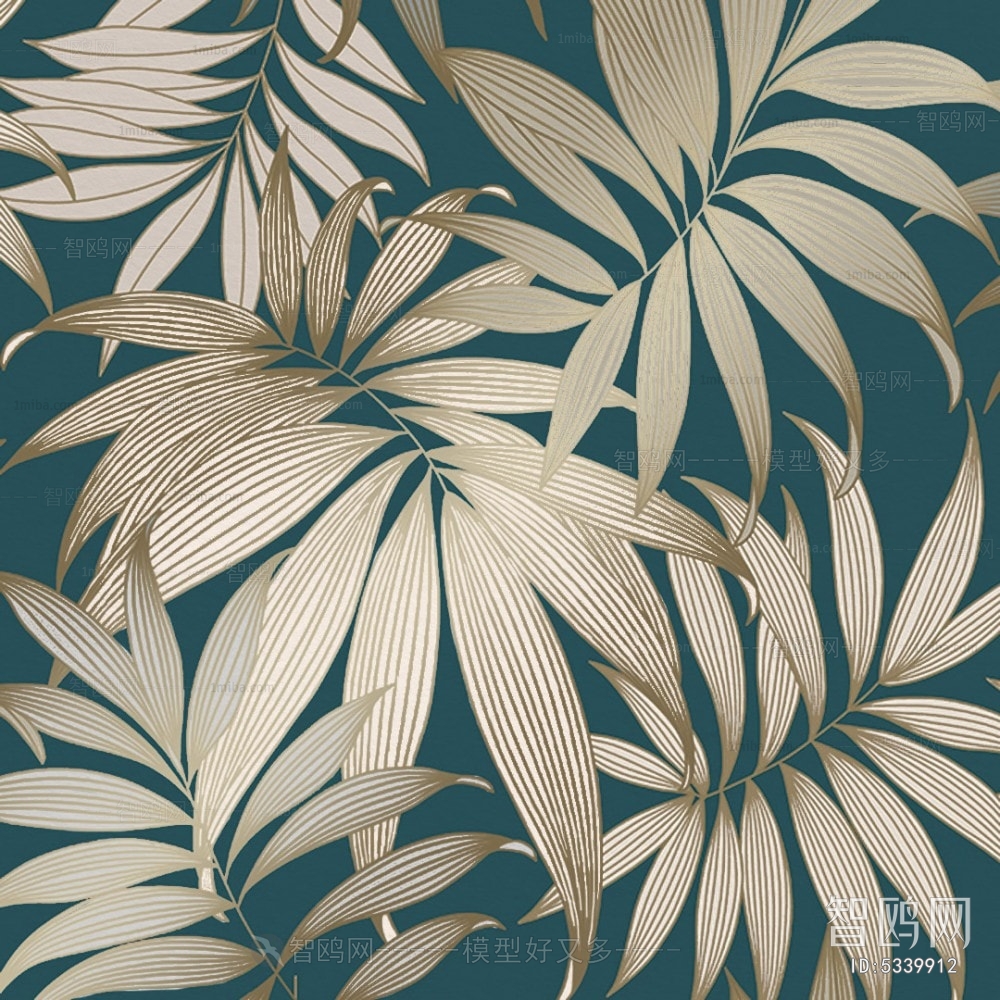 Animal And Plant Pattern Wallpaper