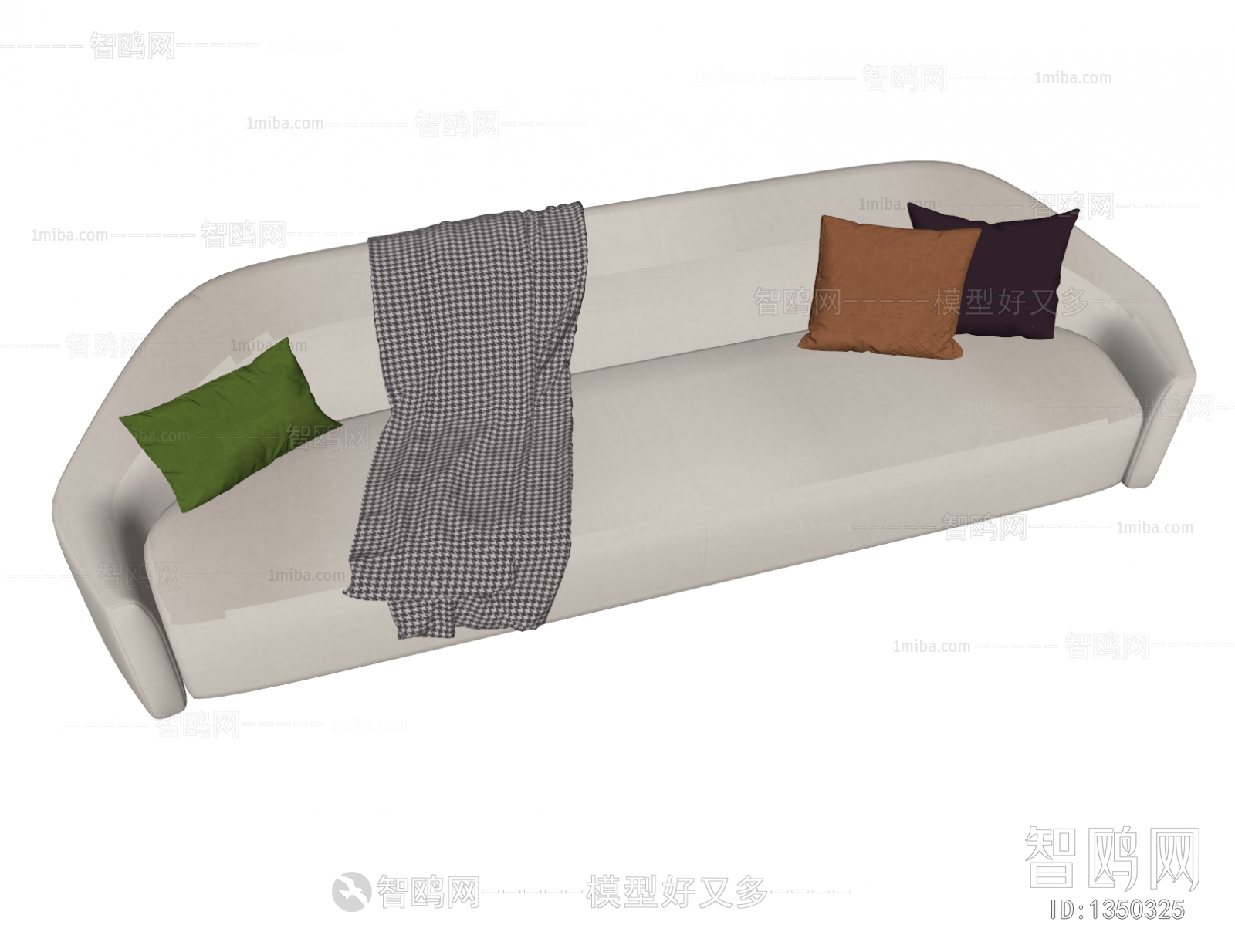 Wabi-sabi Style Multi Person Sofa