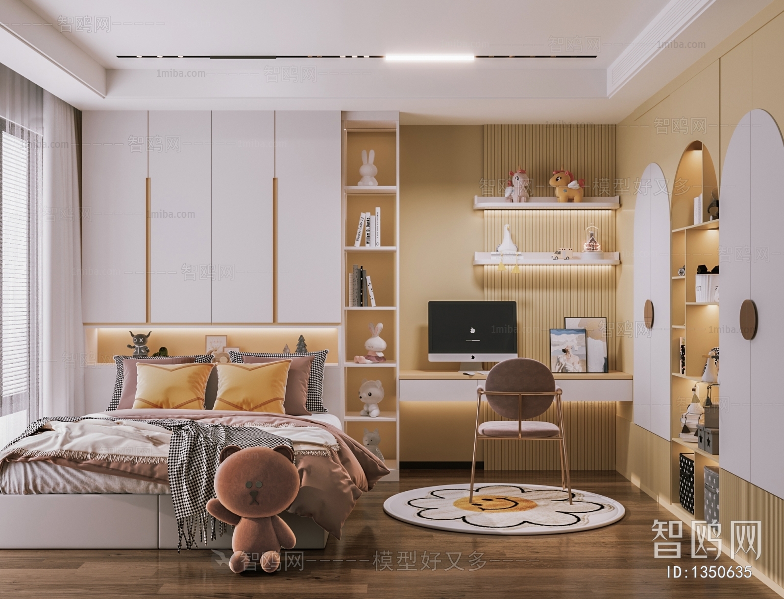 Modern Children S Room Sketchup Model Download Model ID 681175953 1miba   79bbf61752bfcc7a60d623d2430d2143 