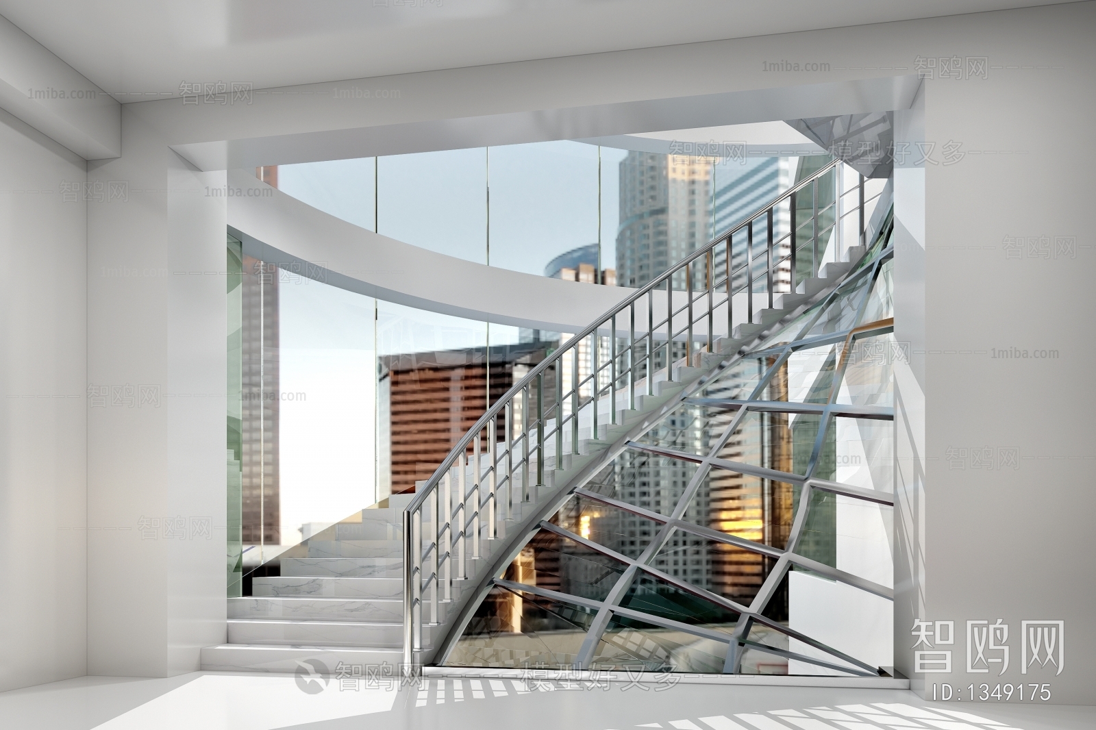 Modern Rotating Staircase