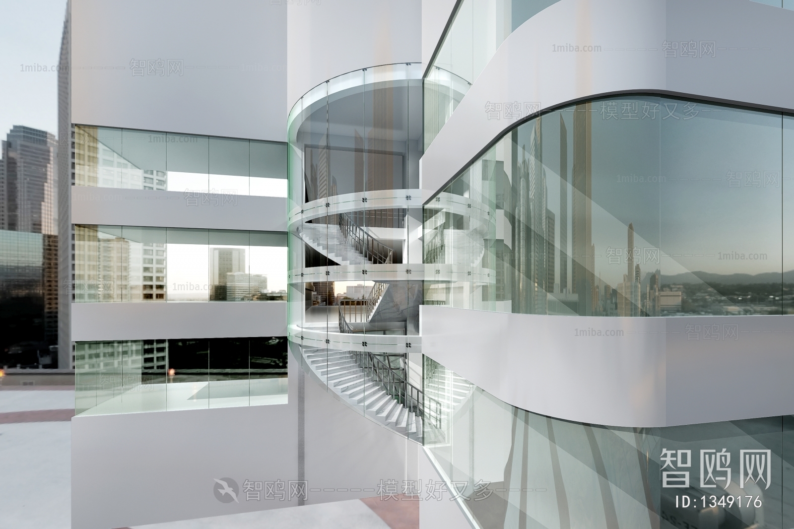 Modern Rotating Staircase