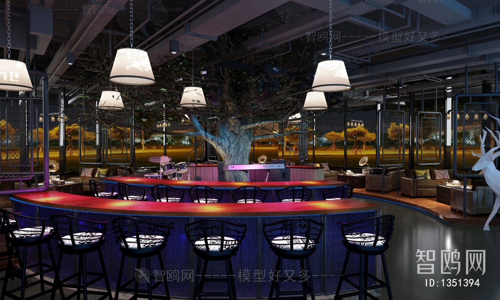 Industrial Style Restaurant