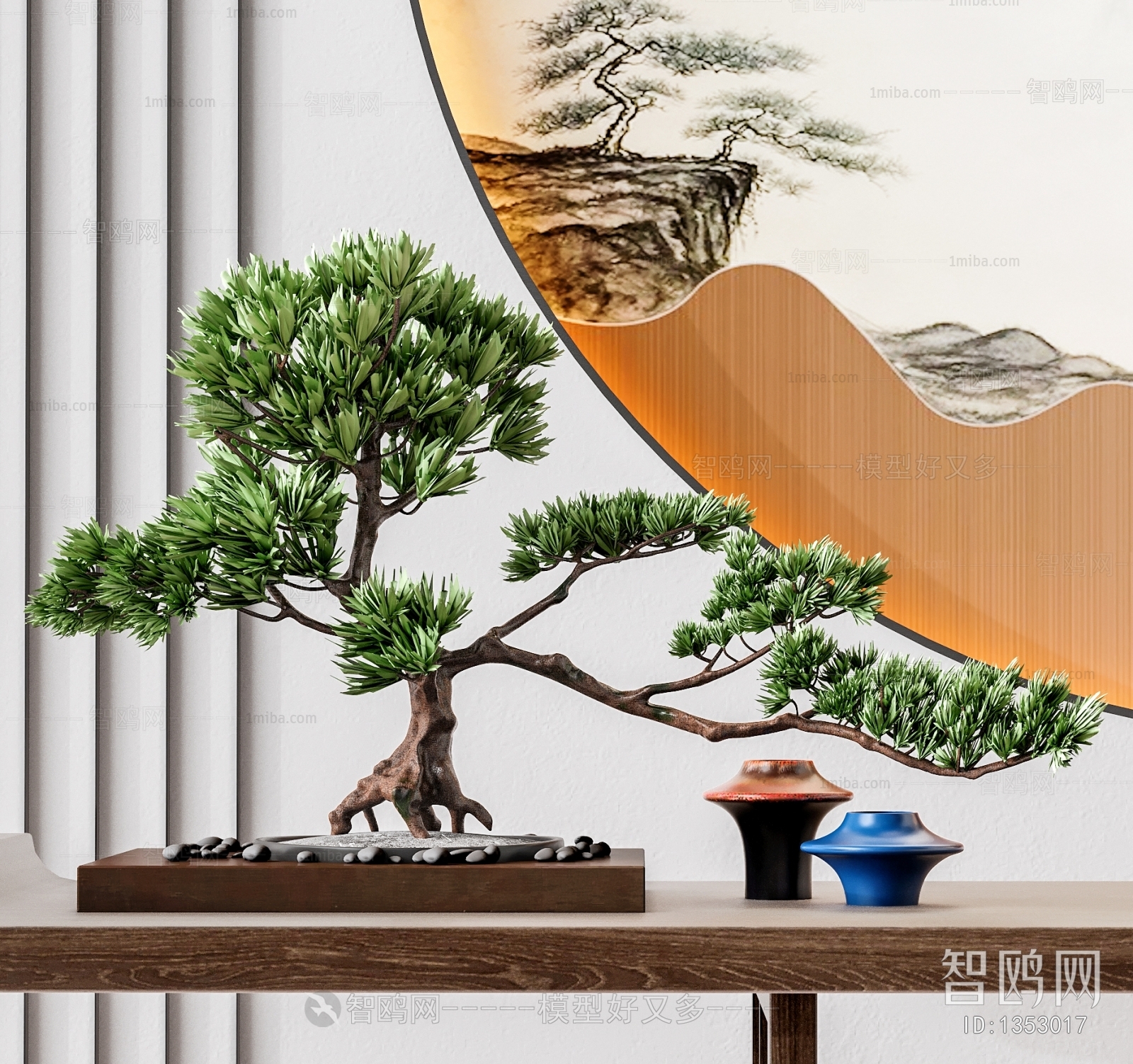 New Chinese Style Bonsai