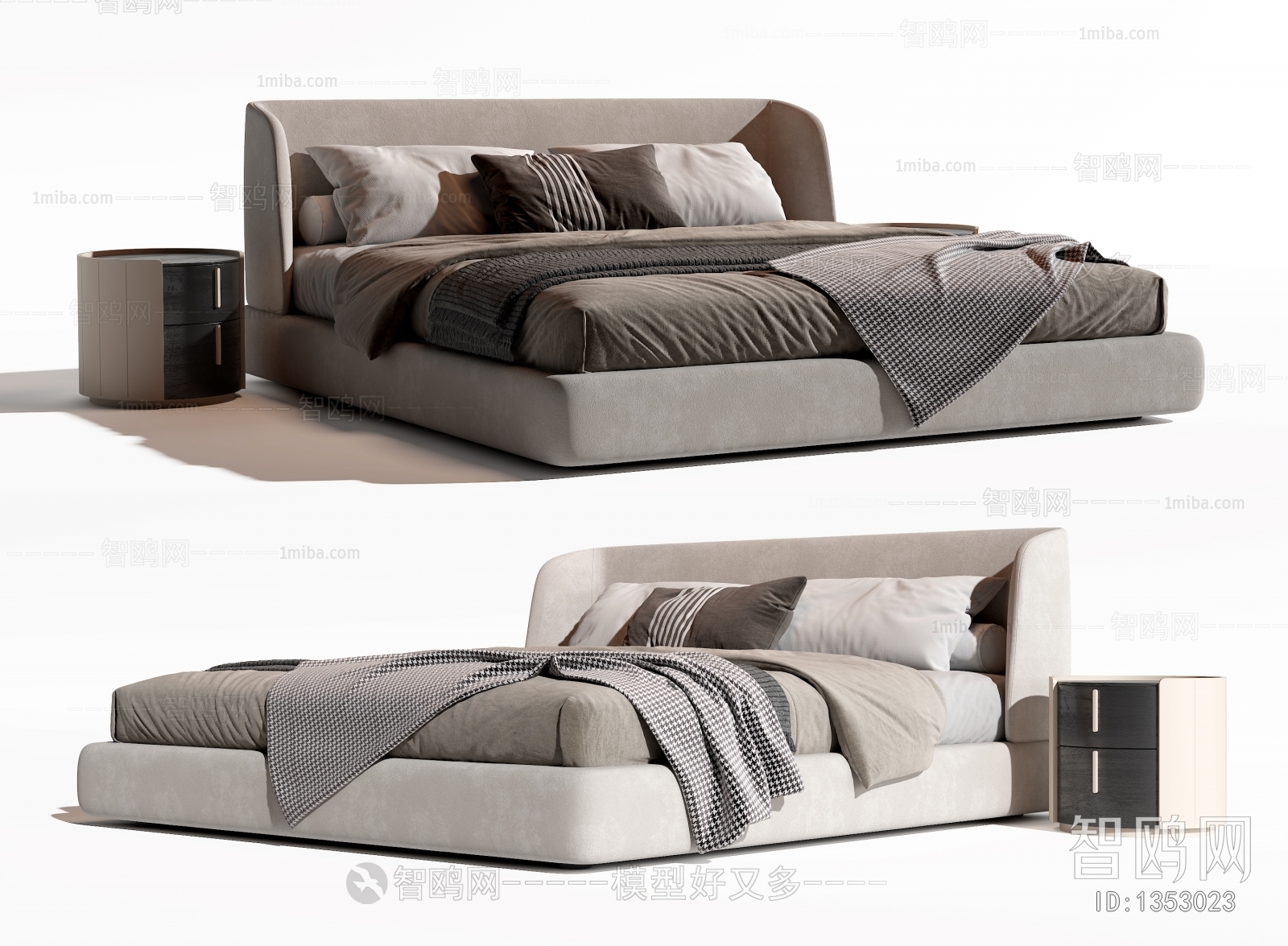 Modern Double Bed