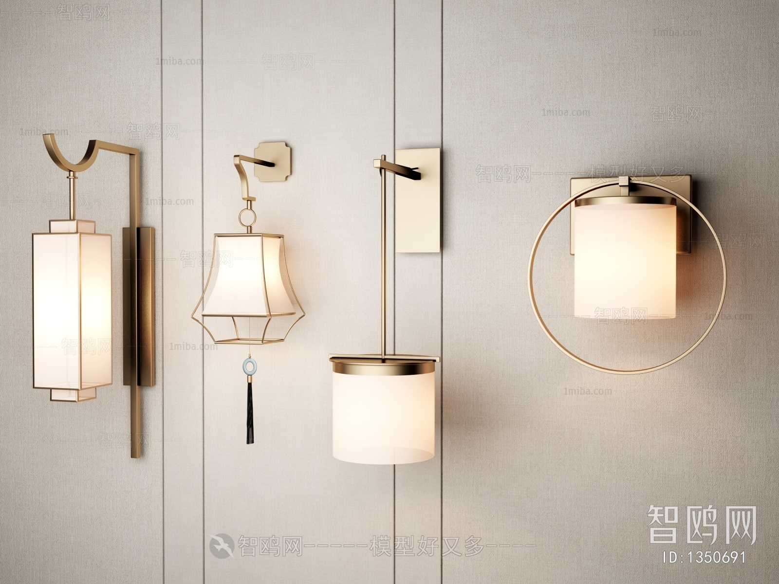 Modern New Chinese Style Wall Lamp