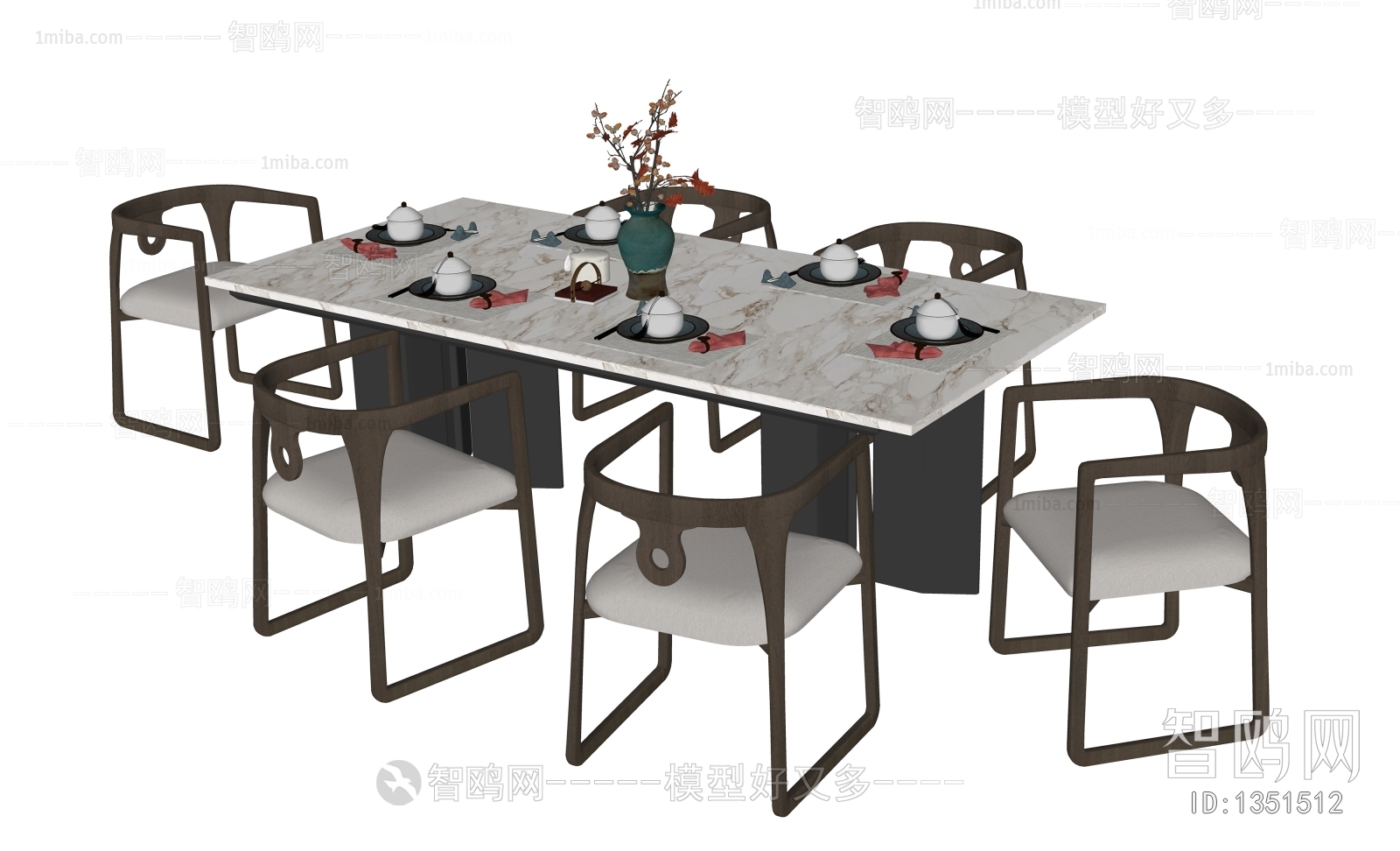 New Chinese Style Dining Table And Chairs