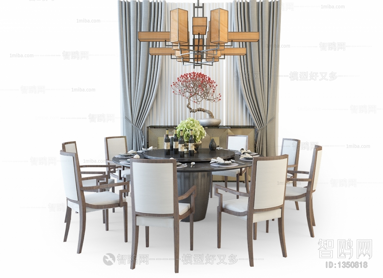 New Chinese Style Dining Table And Chairs