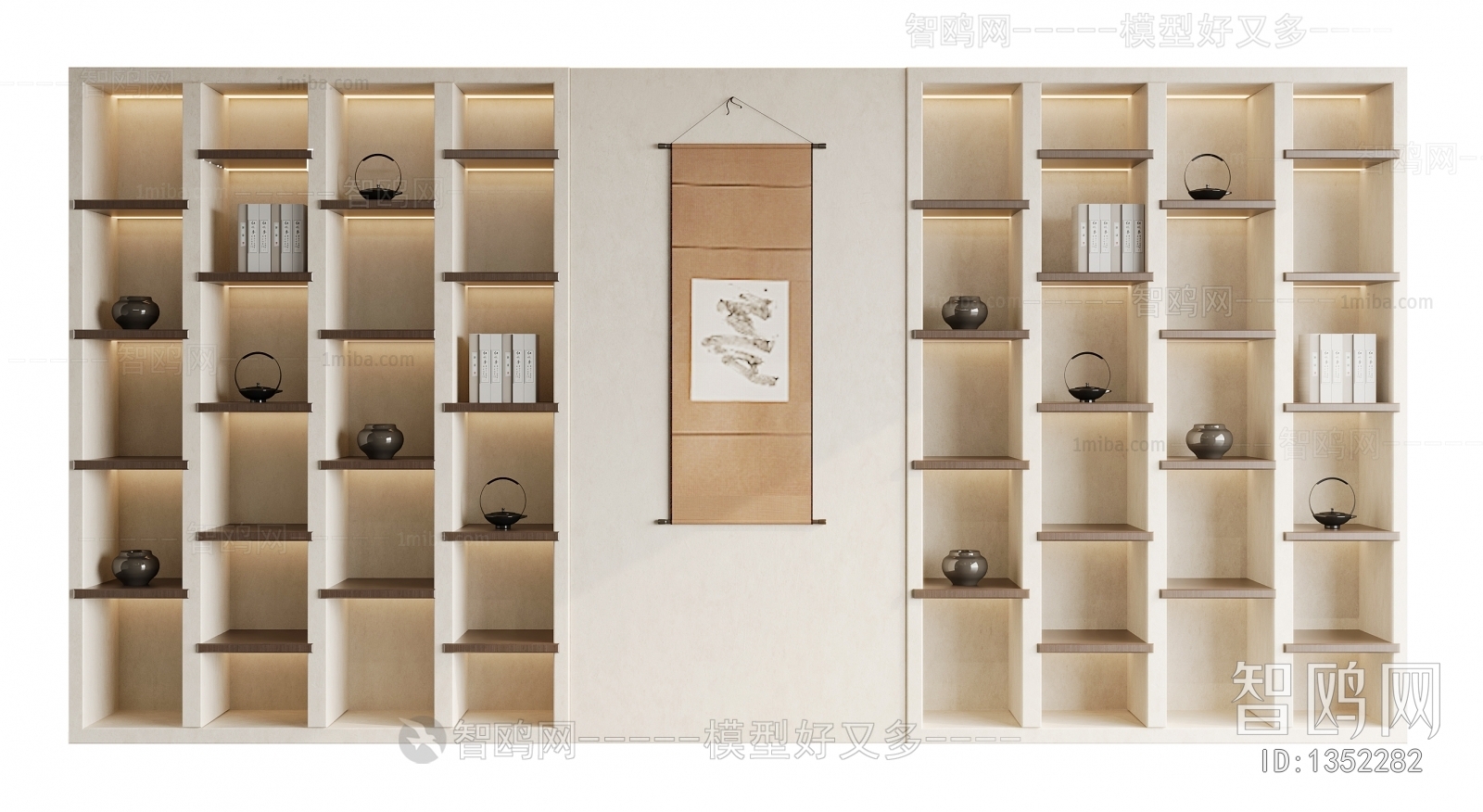 New Chinese Style Bookcase