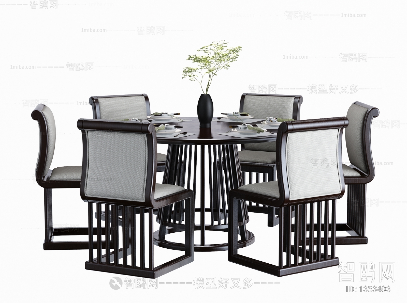 New Chinese Style Dining Table And Chairs