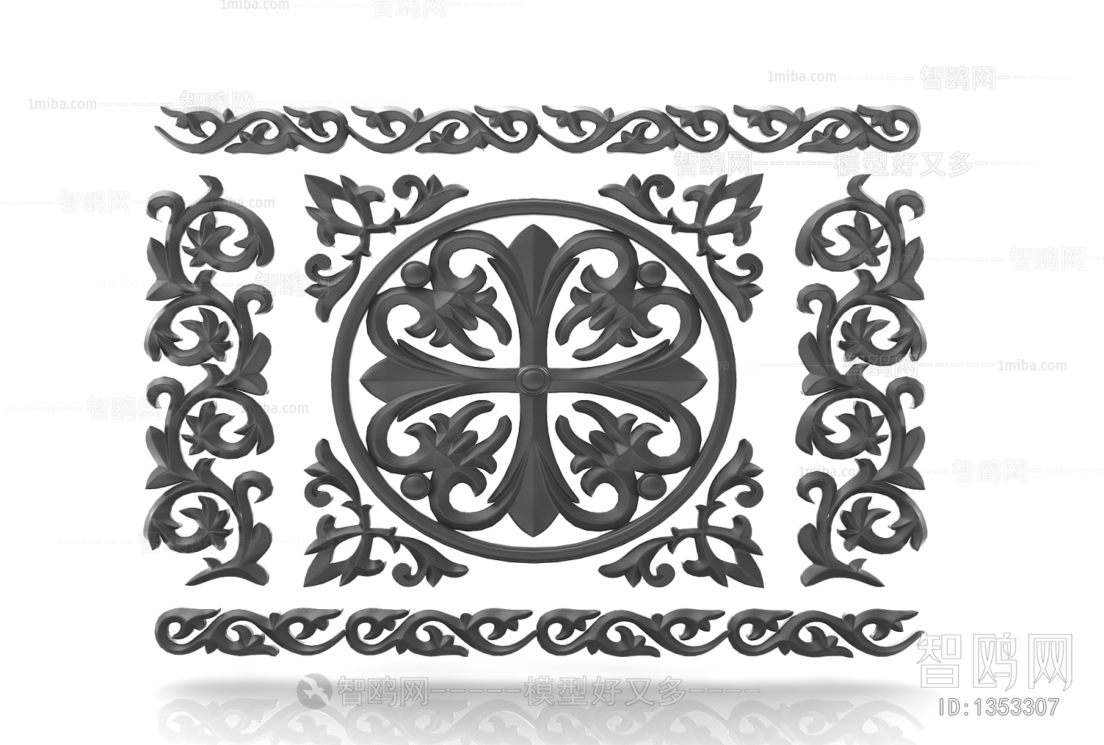 Simple European Style Carving