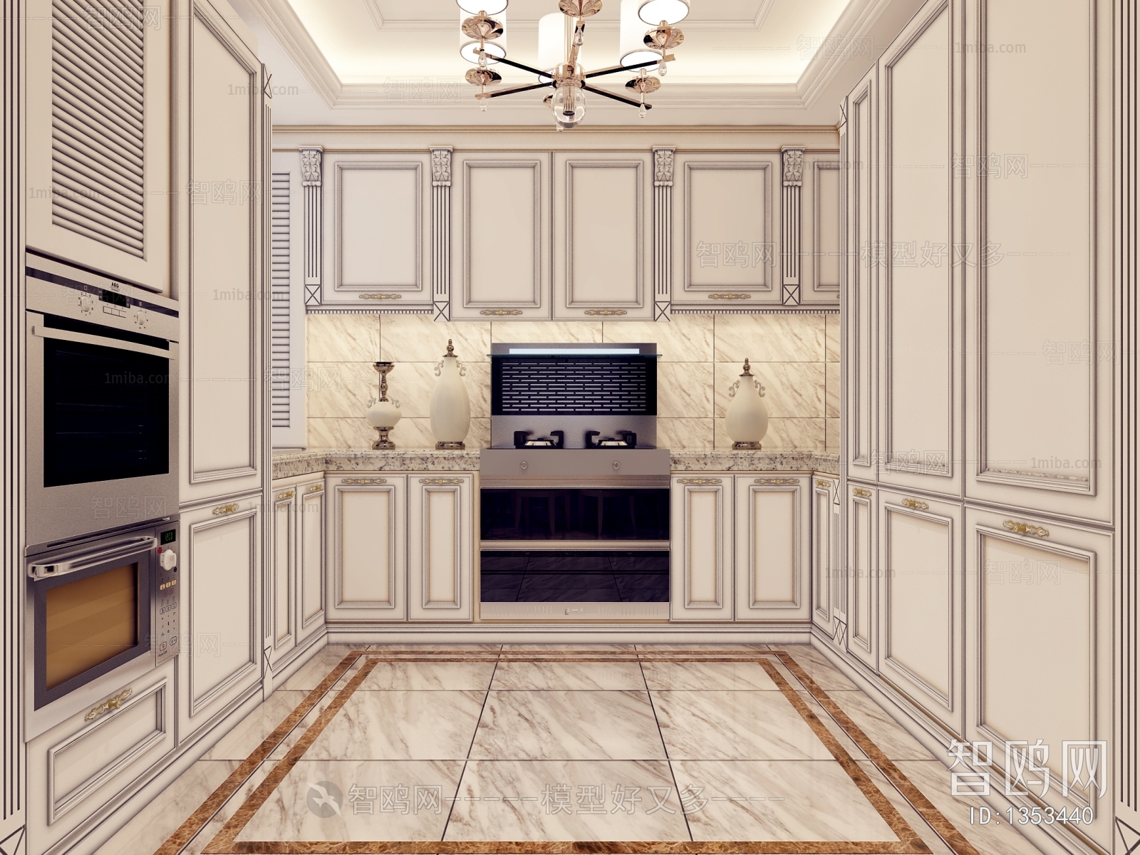 Simple European Style The Kitchen