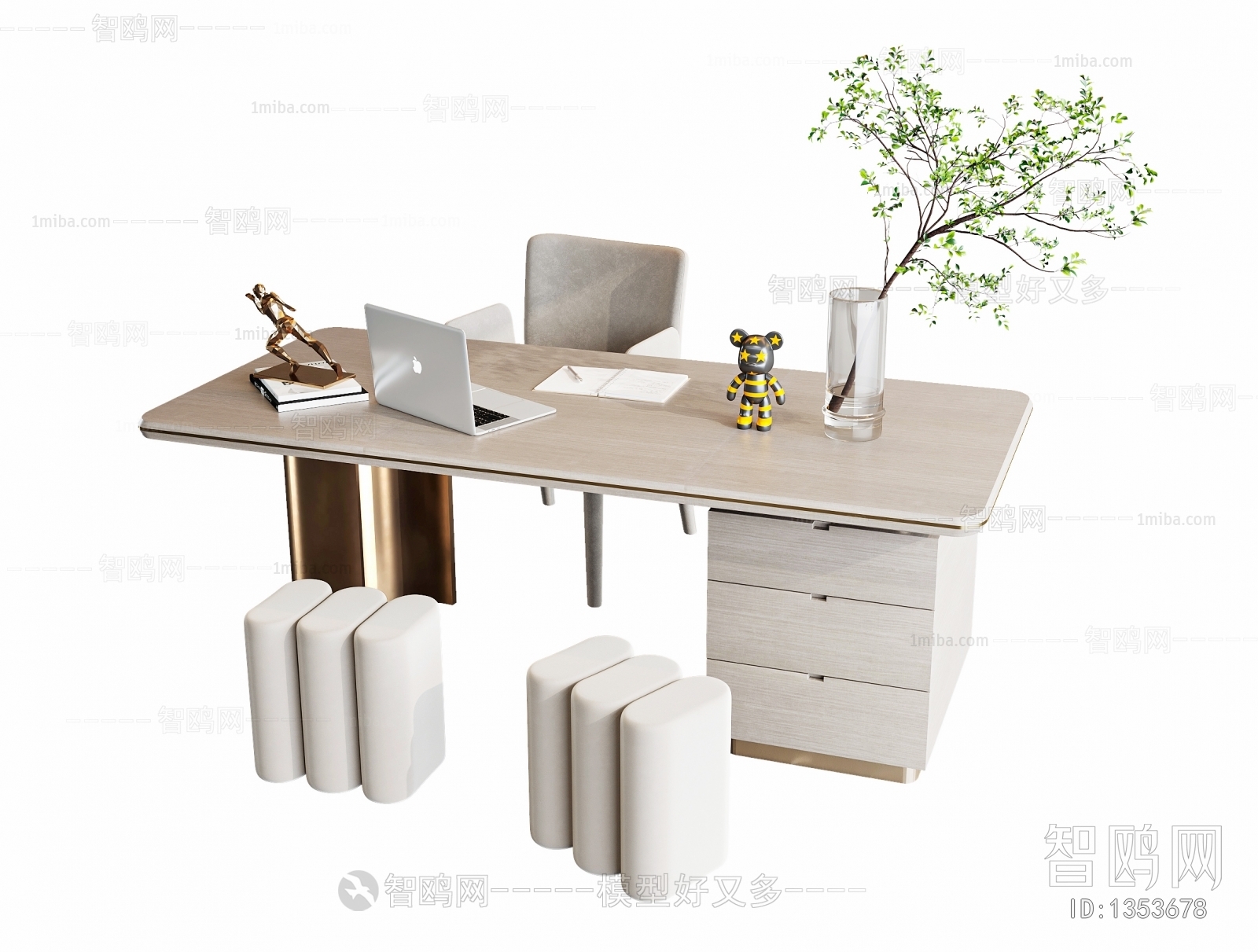 Modern Computer Desk And Chair