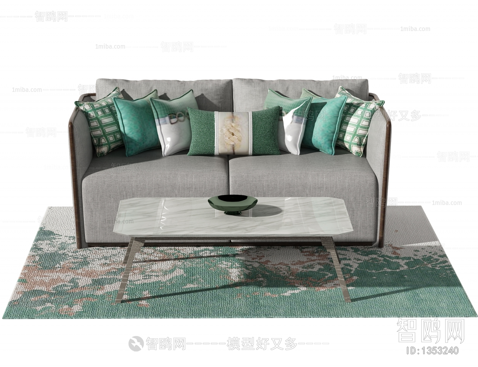 New Chinese Style A Sofa For Two