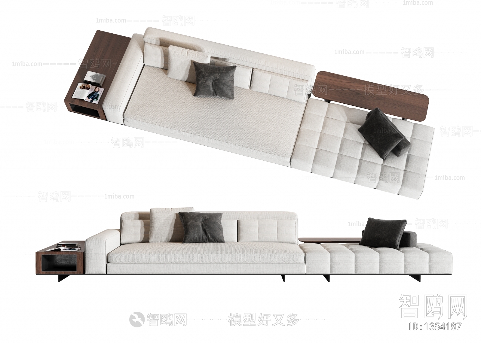 Modern Multi Person Sofa